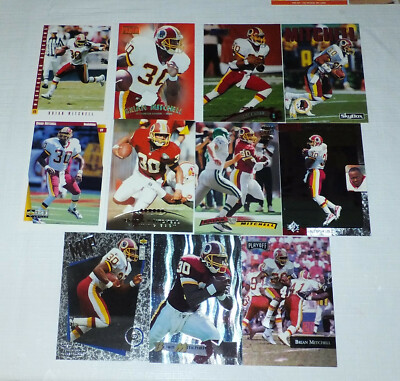 BRIAN MITCHELL  -  RB / KR  -  Eagles / Redskins - 11 Card Assorted Lot  -  5695