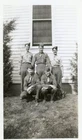 WW 2 ERA SOLDIERS Found Photo MILITARY MEN bw Snapshot  211 LA 84 O