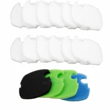 AQUANEAT 16pcs Replacement Canister Filter Pads for SUNSUN HW-303B/703B