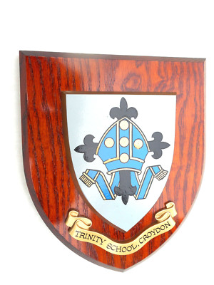 TRINITY SCHOOL, CREDON WANDPLAKETTE/WAPPEN/SCHILD