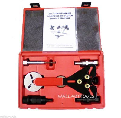 AUTO AIR CONDITIONING AC CLUTCH PLATE REMOVER TOOL KIT PRO A/C