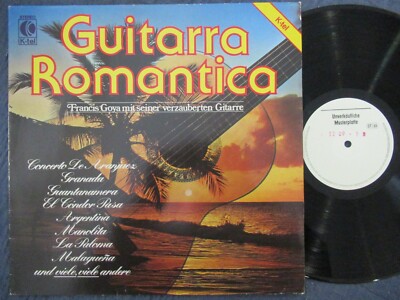 FRANCIS GOYA Guitarra Romantica / WHITE LABEL PROMO LP DDR 1979 INTERSHOP 1209