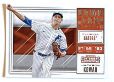 2018 PANINI CONTENDERS DRAFT PICKS JACKSON KOWAR SEATTLE MARINERS TICKET RC #9