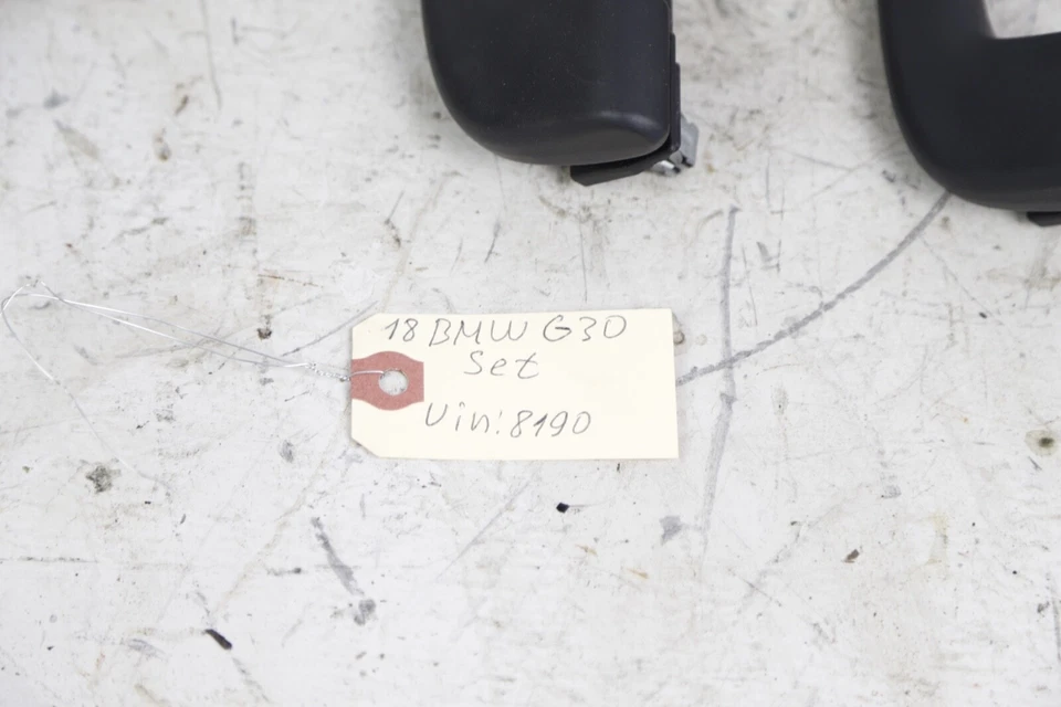 Manijas de agarre de techo BMW G30 4 piezas OEM negras 2017-2022 530i/540i delanteras traseras Foto 4 de 4