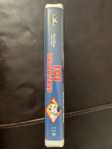 101 Dalmatians VHS Black 💎 Diamond 1263 Spring Lead02/18/92 Walt Disney HV. - Picture 2 of 5
