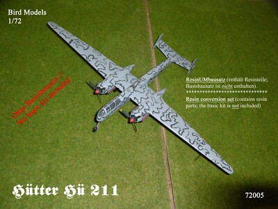 Hütter Hü 211 on Heinkel He 219 1/72 Bird Models Resin Conversion Kit