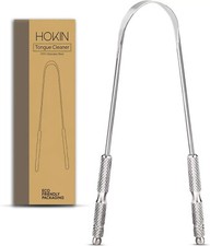 HOKIN Stainless Steel Adult Tongue Scraper Oral Care Pack - 1 Piece BNIB
