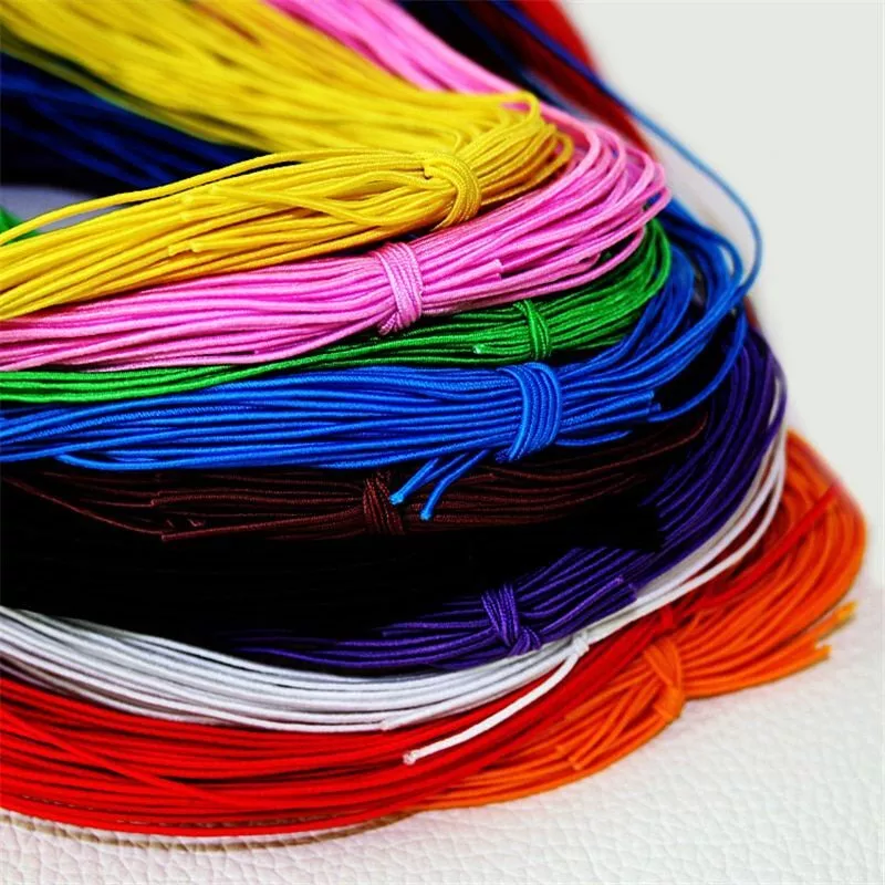 String Cord Beading Elastic Band 25m 1mm Strap Rubber Rope Line Jewelry  Making