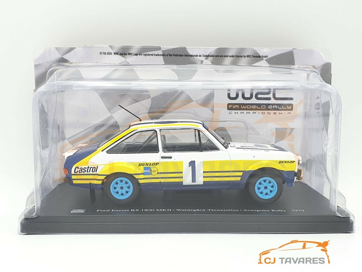 Figurine Miniature 1:43 Ford Escort RS 1800 MK II - Rallye RAC 1979 Pilote Waldegard - Marque IXO, Réf. RAC 330 - NEUVE