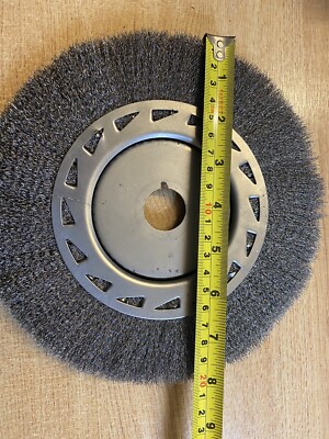 Edelstein 8 Zoll x 15 mm - 1 Zoll Bohrung fein verdrahtete Tischschleifscheibe - neuer alter Lagerbestand