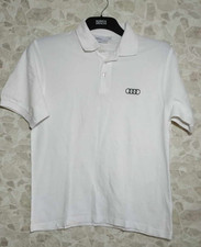 Audi polo shirt. M White