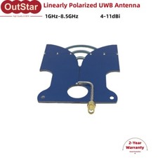 1GHz  8.5GHz Linearly Polarized UWB Antenna 4  11dBi Wideband w/ SMA Connector sz