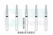 Dental Diamond Burs FG Round End Taper 856/018SC Super Coarse High Speed 25Pcs