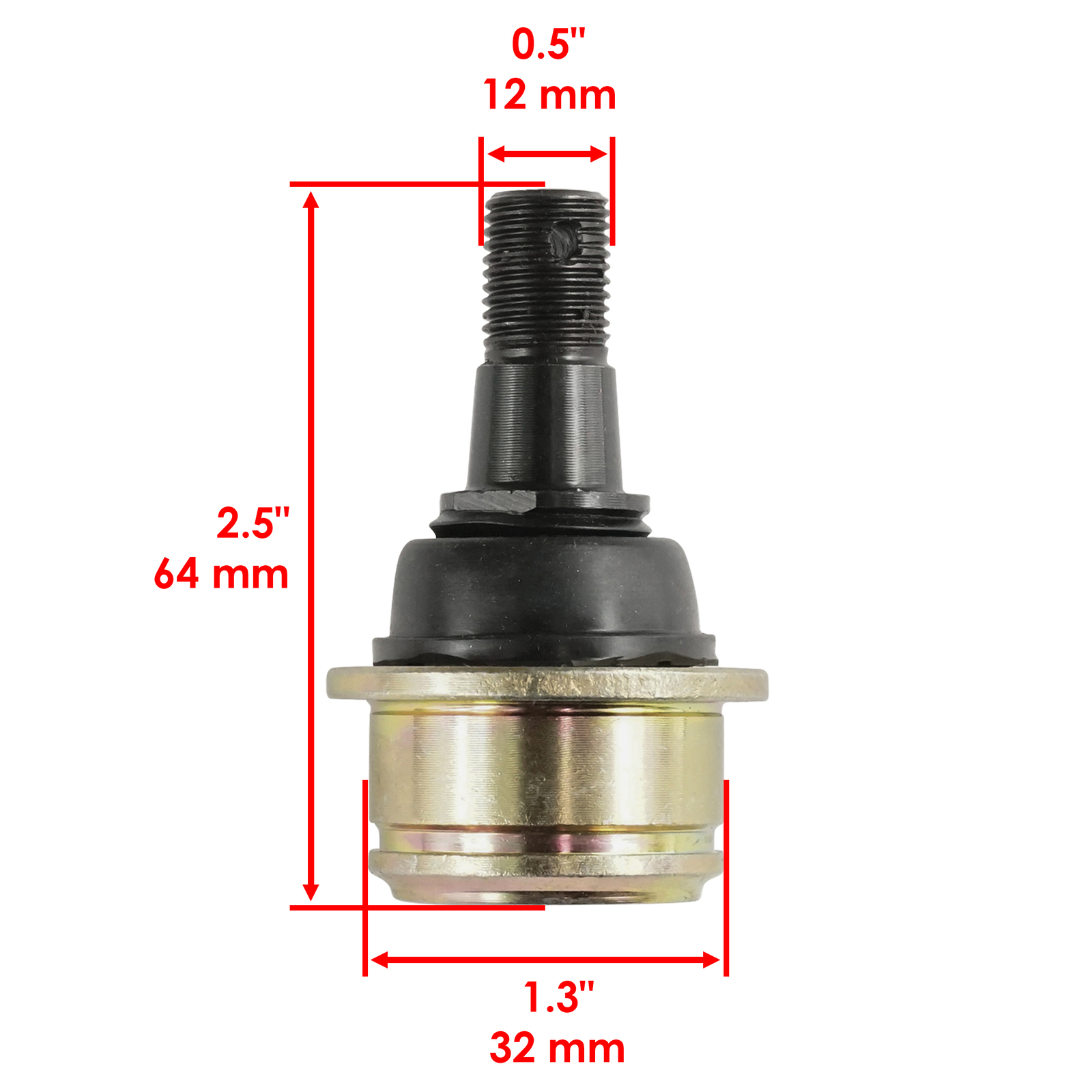 4 Upper or Lower Ball Joints for Yamaha Rhino 660 YXR660F YXR66F 2004