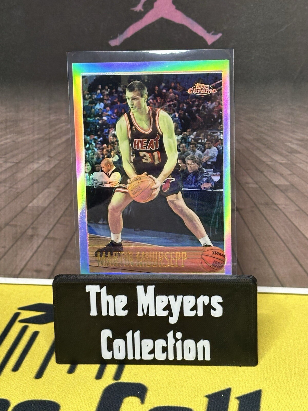 MARTIN MUURSEPP 1996-97 TOPPS CHROME BASKETBALL REFRACTOR #160🔥💎🔥Miami Heat