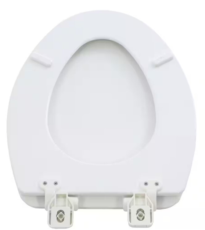 Bemis Jamestown Elongated Soft Close Front Toilet Seat in White eBay