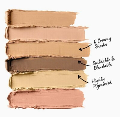 NYX Concealer 3C Palette Light 01 – 6 Farbtöne Zum Kaschieren, Konturieren & Korrigieren