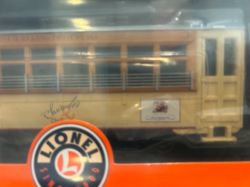 🚂Lionel 6-58589 LCCA Banquet Trolley (cream body, orange windows) MIB - Picture 4 of 5