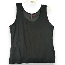 Ruby Ribbon Size 3X Womens Black Slimming Tank Top Smoothing Capsule Wardrobe