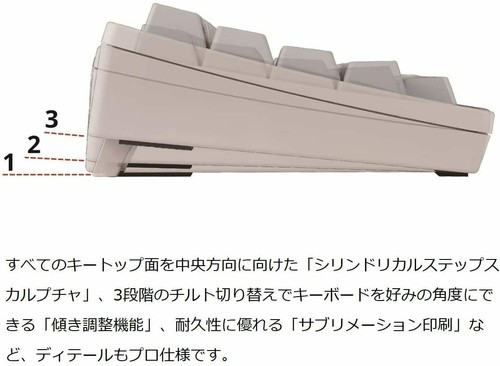 HHKB Professional HYBRID Type-S Unensered/Ink English Arrangement - Afbeelding 6 van 7