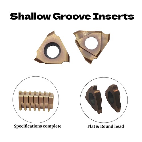 10pcs TGF32R1.4 Round head Arc Carbide Grooving Inserts Shallow Grooving Cut-Of - Picture 5 of 7