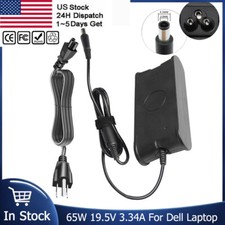 65W 19.5V 3.34A AC Adapter Charger For DELL Inspiron 15-5567 5565 P66F 4.5 3.0MM