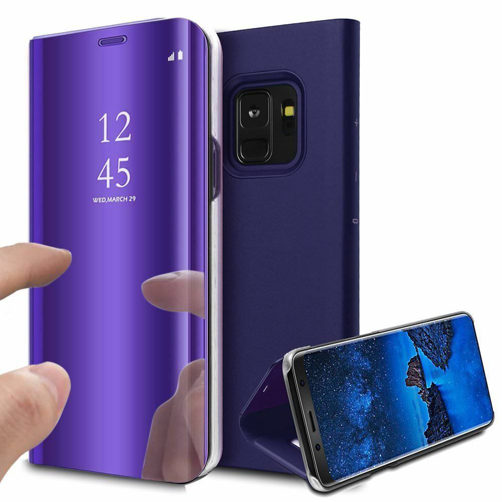 pour Samsung Galaxy S10e Clear View Etui à Rabat Cover Flip Case Housse Translu
