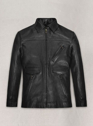 Celebrity Johnny Depp Black Leather Jacket Genuine Lambskin 100