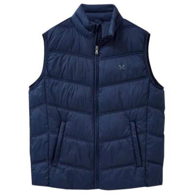 CREW CLOTHING Mens Lightweight Gilet (Navy)