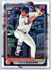 TRAVIS BAZZANA  GUARDIANS  RC 1st card 2024 BOWMAN DRAFT #BD-1