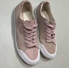 Tretorn Blush Pink Perforated Suede Tennis Low Tournament Net Sz: 9  WTMarley3