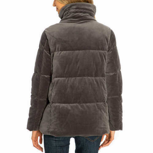 Isaac Mizrahi Ladies' Velvet Puffer Jacket -L- - Picture 5 of 6