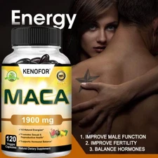 MACA1900mg - Natural Energy, Improve Muscle Endurance, Vitality