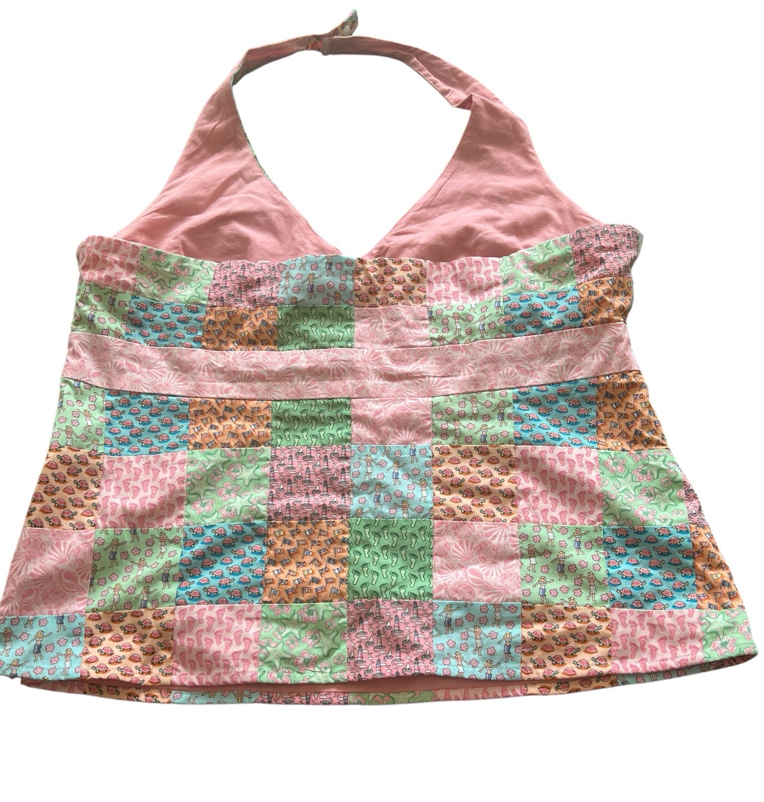 Vineyard Vines Halter Top Patchwork Haven Beach T… - image 2