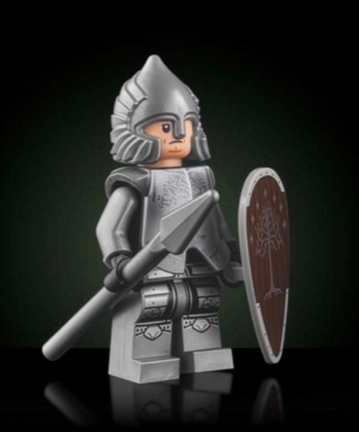 Lego Lord Of The Rings Soldier Of Gondor Minifigure From Set 11377