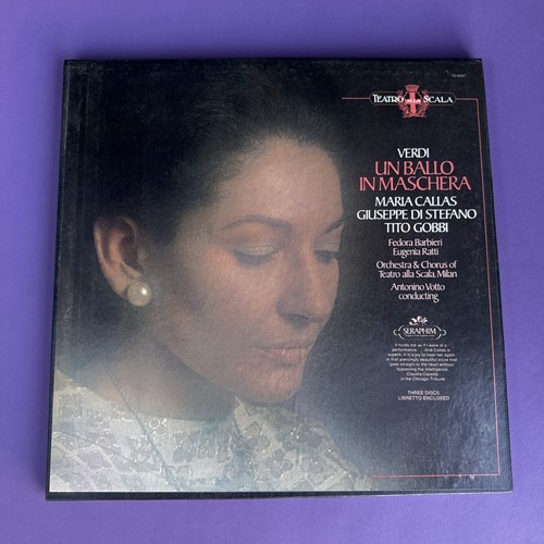 Verdi – Un Ballo in Maschera 3xLP Box Set Maria Callas Seraphim IC-6087