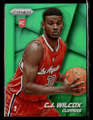 C.J. Wilcox 2014-15 Panini Prizm #273 Prizms Green Los Angeles Clippers