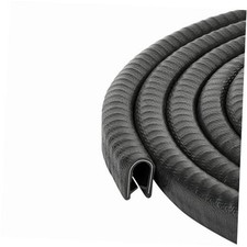 Edge Trim Black Large, Fits Edge 1/4 Inch 6.5mm , Length 3.05 Meter 10 Feet