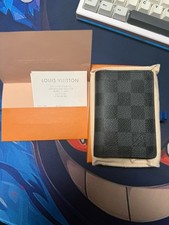 Louis Vuitton Pocket Organizer Damier Graphite Canvas NWT