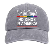 We The People No Kings Patriotic Dad Hat Equality Unisex Washed Baseball Cap