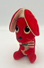 Vtg Dream Pets San Francisco Red Flocked Plush Christmas Mouse 1960's R. Dakin