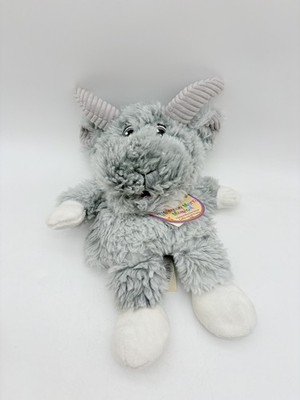MTY Goat Hand Puppet Plush Gray Music Sound TESTED WORKS Tags 12''