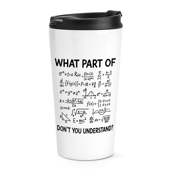 Gift Base Insulierte Reise-Tasse 16Oz Metall Weiß Lehrer Physik Funny Joke Tea-image