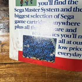 Vintage The Team Sega Newsletter #4 Fall 1988 Thunder Blade #6 Altered Beast