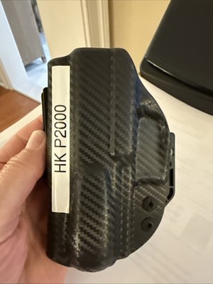 Heckler and Koch Carbon Fiber P2000 IWB Holster. Right Hand.