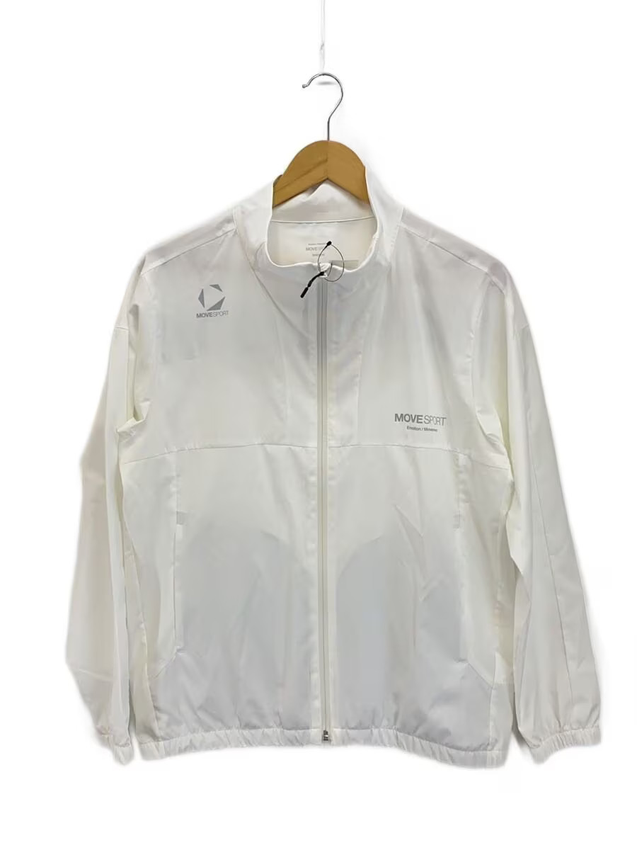 DESCENTE Nylon Jacket, Medium, Polyester, White, … - image 1