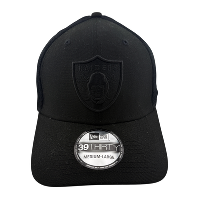 New Era Las Vegas Raiders NFL All Blacked Out Neo Mesh 39Thirty