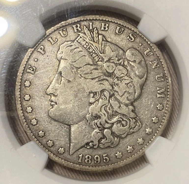 1895-O Morgan Silver Dollar NGC F15 - Key Date! Nice Look For Grade! 1895 O - Image 2 of 4