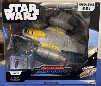 STAR wars！未開封‼️ Star Wars Micro Galaxy Squadron Mandalorian & Grogu RAZOR CREST