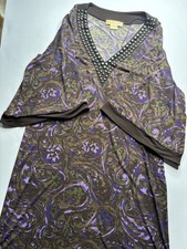Stylish Michael Kors V Neck Dress Women's Size M
